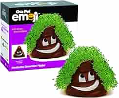 ♡popo♡ Amazon.com: Chia Pet Emoji Poopy with Seed Pack, Decorative